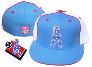 Houston Oilers Hat Cap NFL Throwback Fitted Size 7 1 4 Reebok