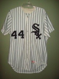 1992 Gulf Coast White Sox 44 Game Used Jersey Chicago Single A