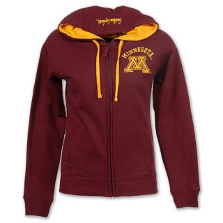 Minnesota Golden Gophers NCAA Womens Hooded Full Zip Sweatshirt