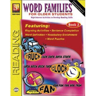 11 Pack REMEDIA PUBLICATIONS WORD FAMILIES FOR OLDER