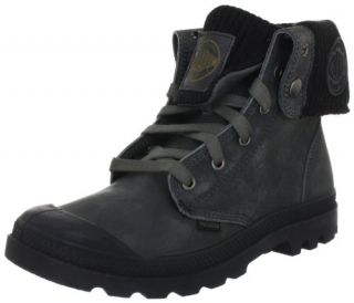 Palladium Mens Baggy Leather Knit Boot Shoes