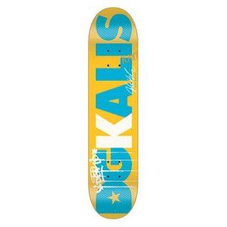 DGK Kalis Dgkalis Yellow Skateboard Deck   8.06 Sports