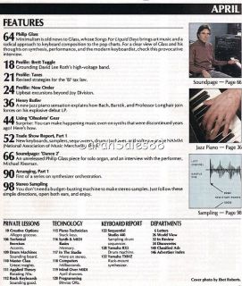 1987 Philip Glass Unreleased Recording, Yamaha TX81Z RX5 KEYBOARD, Tax