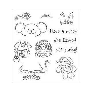Stampers Anonymous Inky Antics Clear Stamp Set Easter