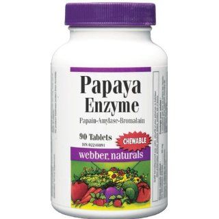 Papaya Enzymes with Amylase & Bromelain   Chewable   90