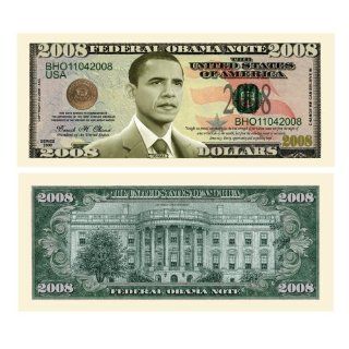  OF 25 BILLS Barack Obama 44 Dollar Novelty Bill Money Toys & Games
