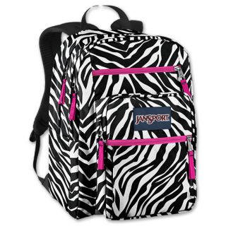JanSport Big Student Backpack Pink Zebra