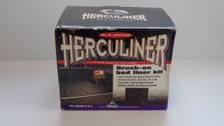 Complete Black Herculiner Roll In Bedliner Kit 1 Gallon Covers 6 Truck