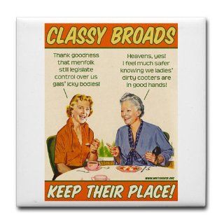 CLASSY BROADS Tile Coaster by 