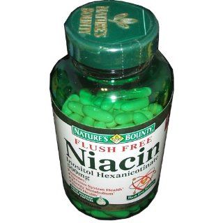 Natures Bounty Flush Free Niacin 500 mg, 200 softgels