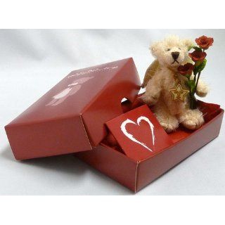 Angel Teddy Bear Gift Package with 3 Red Roses and a Free