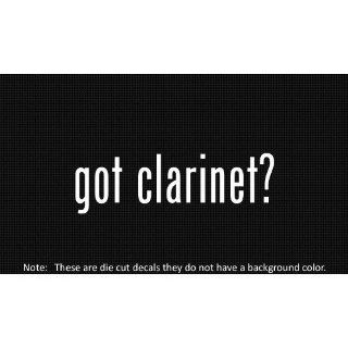 (2x) Got Clarinet Logo sticker vinyl decals Everything