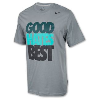 Mens Nike Good Hates Best Tee Cool Grey/Dark Grey