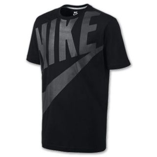 Mens Nike Exploded Futura Tee Shirt Black/Stealth