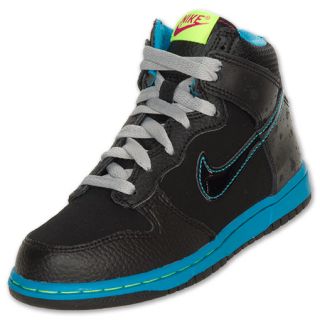 Nike Preschool Dunk Hi Casual Shoes Black/Volt