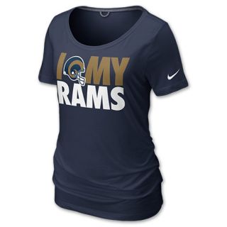 Nike St. Louis Rams Team Dedication Womens NFL Tee Shirt