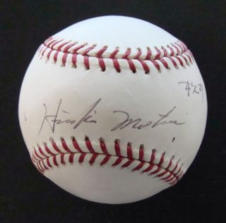 New York Yankees Hideki Matsui signed OML Baseball Autograph Auto JSA