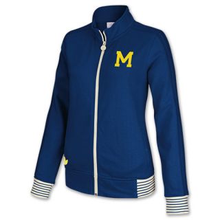 adidas Michigan Wolverines NCAA Fleece Womens Track Jacket