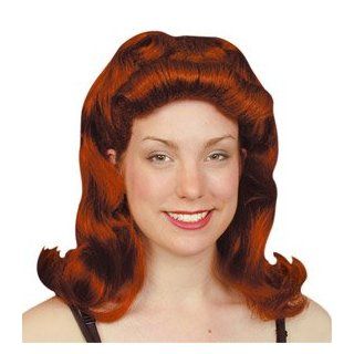 Pams Female Wigs Long  40S Pin Up Girl (Auburn) Toys