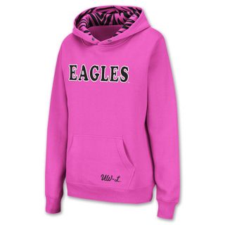 Wisconsin LaCrosse Eagles NCAA Womens Hoodie Pink