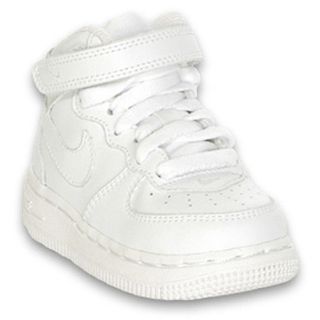 Nike Toddler Air Force 1 Mid Basketball Shoe White
