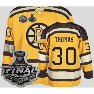 Kids 2011 NHL Stanley Cup Boston Bruins 30# Thomas Winter
