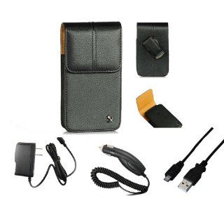 For Sprint HTC EVO Design 4G Premium Pouch, Car Charger