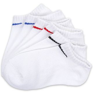 Nike Kids 6 Pack Low Cut Socks White