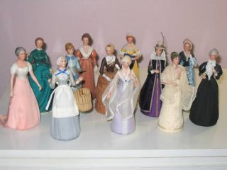 US Historical Society 12 Great American Woman Figurines