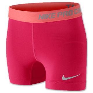 Nike Pro Core Kids Compression Shorts Scarlet Fire
