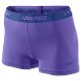 Nike Pro Core II Womens Compression Shorts Purple