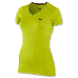 Womens Nike Pro Core II Fitted Shirt Atomic Green