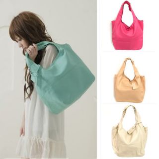 Korean Style Womens Lady Hobo PU Leather Handbag Shoulder Bag Large