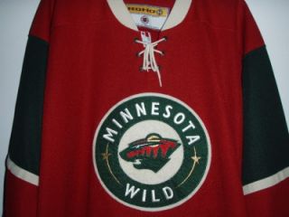  Authentic Minnesota Wild PRO NHL KOHO Red Hockey Jersey Mens XL Canada