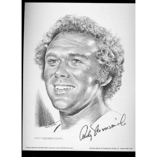 1974 Andy Messersmith Los Angeles Dodgers Lithograph