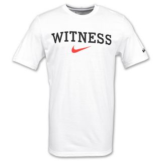 Nike LeBron Witness Mens Tee Shirt White