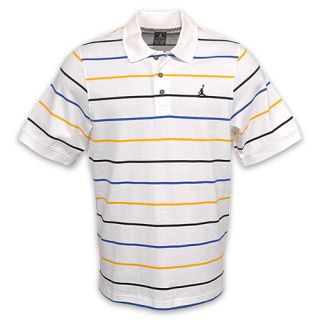 Jordan Mens Yarn Dyed Polo White