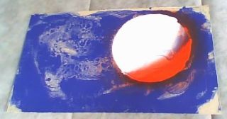 Howard Hodgkin Moon 1987 Signed Hand Colored Lithograph Print Cat No