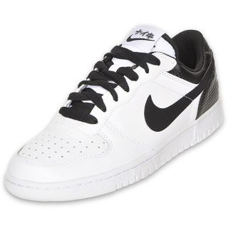 Nike Mens Big Nike Low Basketball Shoe White/Black