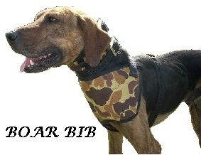 KEVLAR HOG DOG BOAR BIB / PLATE w Collar Hog Hunting Boars w Dogs