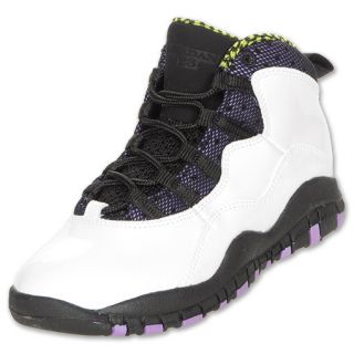 Jordan Retro X Preschool Basketball Shoes White