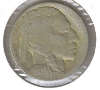  1915D Indian Head Buffalo Nickel Extra Fine