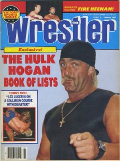 The Wrestler Magazine Jan 1990 Hulk Hogan Book of Lists