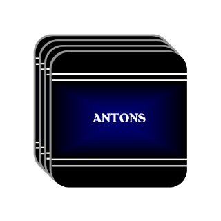 Personal Name Gift   ANTONS Set of 4 Mini Mousepad