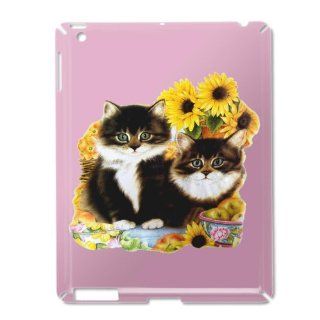 iPad 2 Case Pink of Kittens with Sunflowers Everything