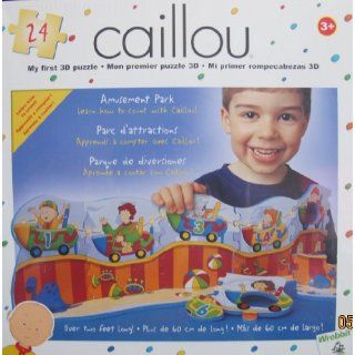 Caillou My First 3D Puzzle AMUSEMENT PARK Over 2 Feet Long