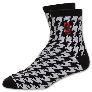 NBA Mens Houndstooth Logoman Sock