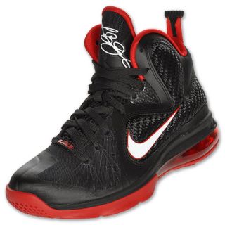 Nike LeBron 9 Kids Basketball Shoes Black/White