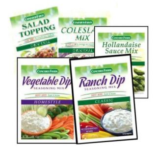Concord Coleslaw Ranch DIP Salad Toppings Hollandaise