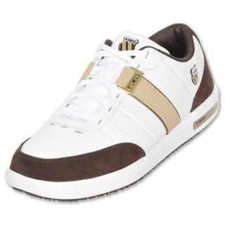 Swiss Advance Jewel Mens Casual Shoe White/Brown